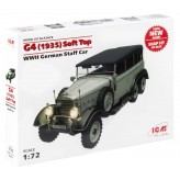 Модель G4 Німецький легковий автомобіль 2-ї світової війни з м'яким дахом 1:72 Купить Модель G4 Німецький легковий автомобіль 2-ї світової війни з м'яким дахом 1:72 (Моделі, Models, Військові моделі, Деталі діорам)